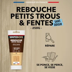 Rebouche imperfections -Pâte à bois naturel