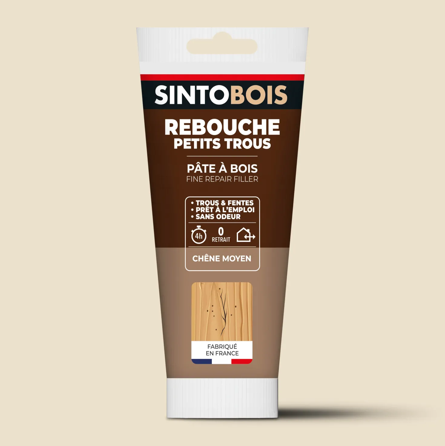 Rebouche imperfections -Pâte à bois naturel