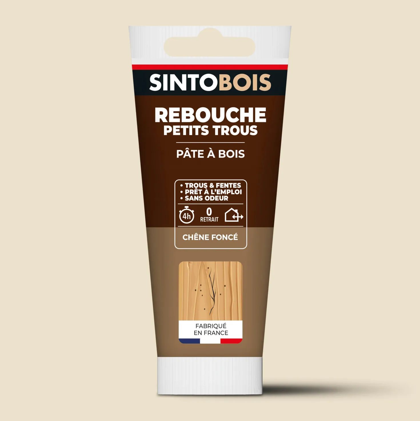Rebouche imperfections -Pâte à bois naturel