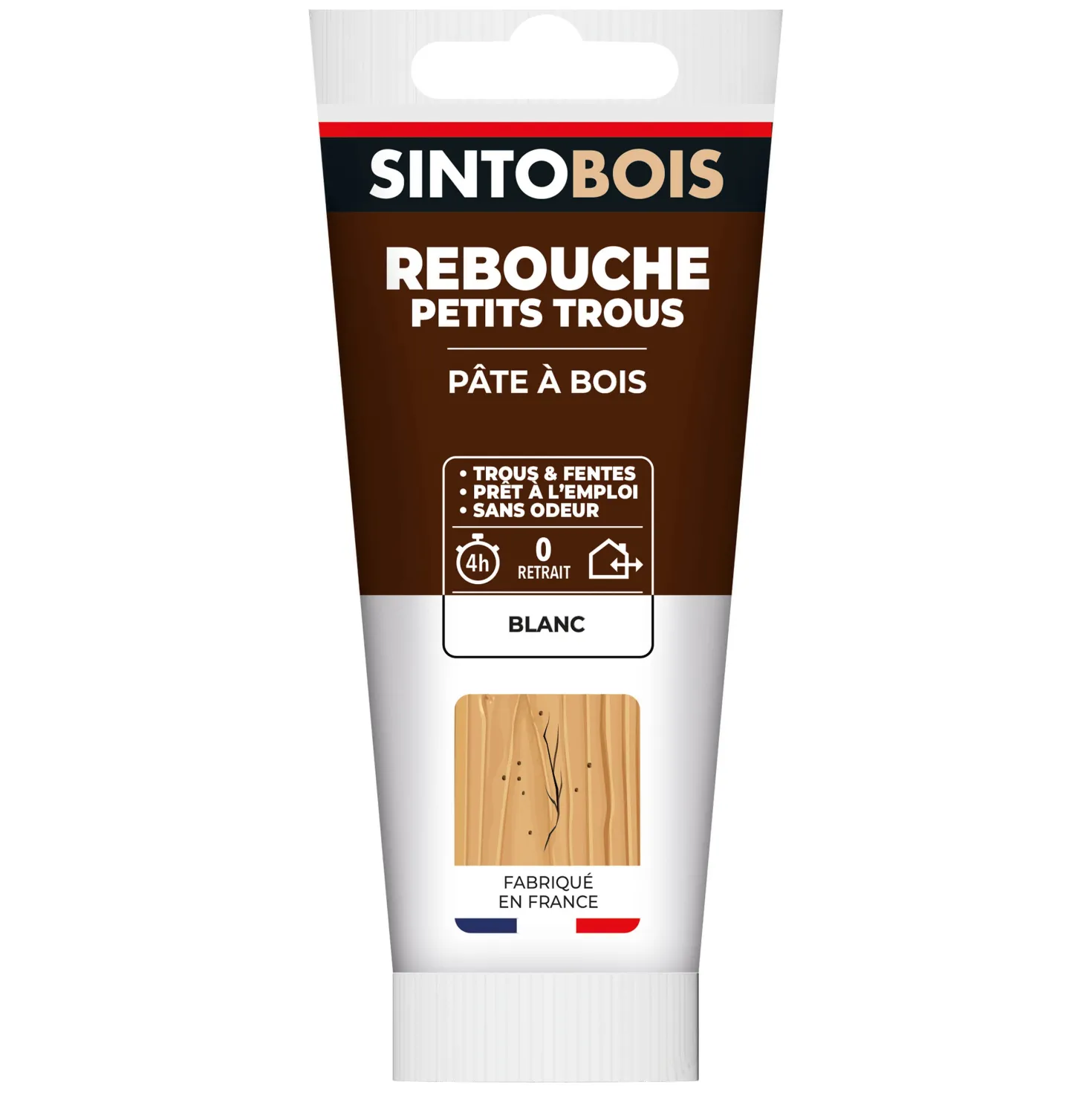 Rebouche imperfections -Pâte à bois naturel
