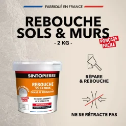 Rebouche sols et murs - enduit de rebouchage