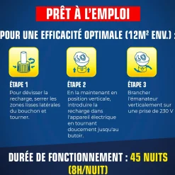 Recharge pour diffuseur électrique anti-moustiques