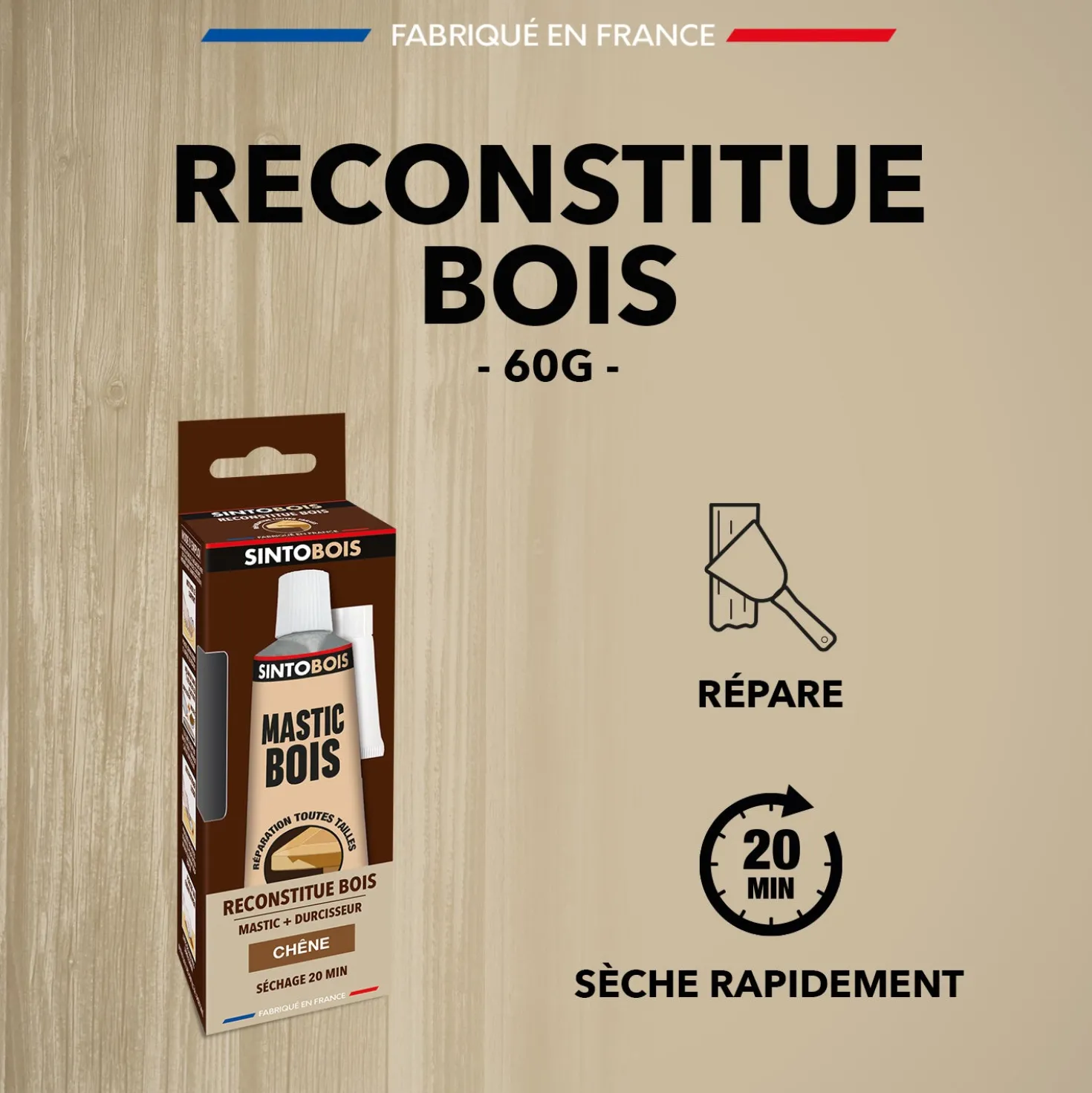 Reconstitue angles et gros trous