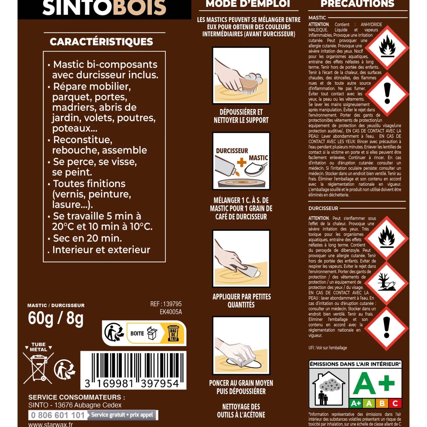 Reconstitue angles et gros trous