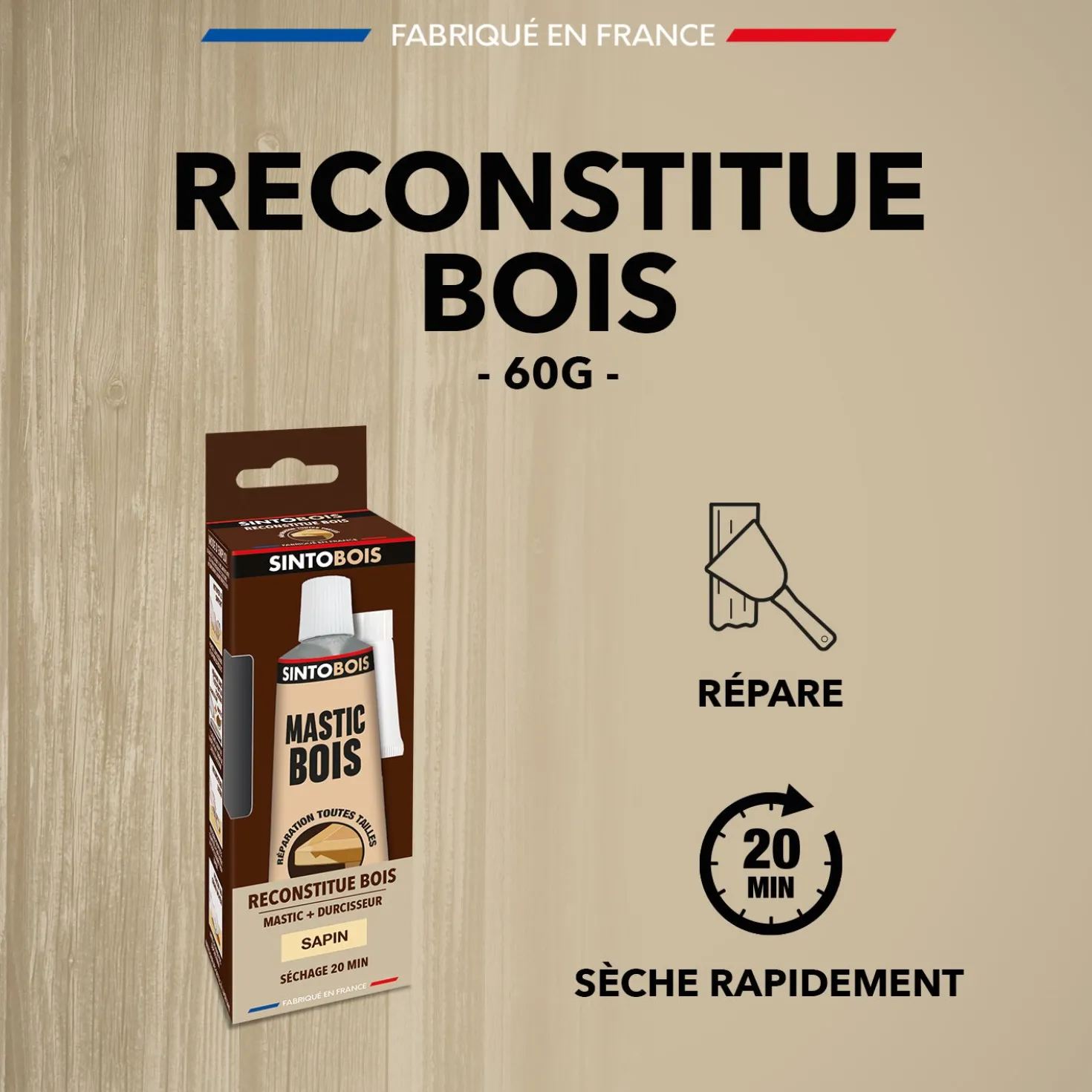 Reconstitue angles et gros trous