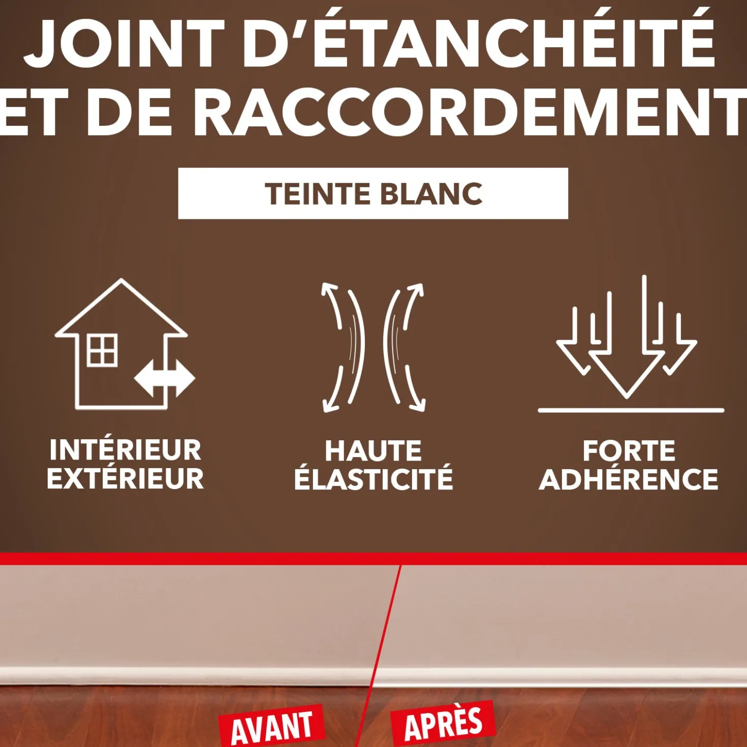 Rejointe parquets et boiseries - Etanchéité et raccordement