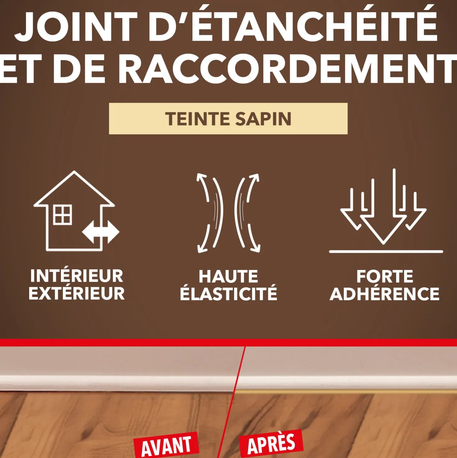 Rejointe parquets et boiseries - Etanchéité et raccordement