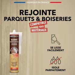 Rejointe parquets et boiseries - Etanchéité et raccordement