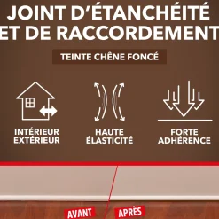 Rejointe parquets et boiseries - Etanchéité et raccordement