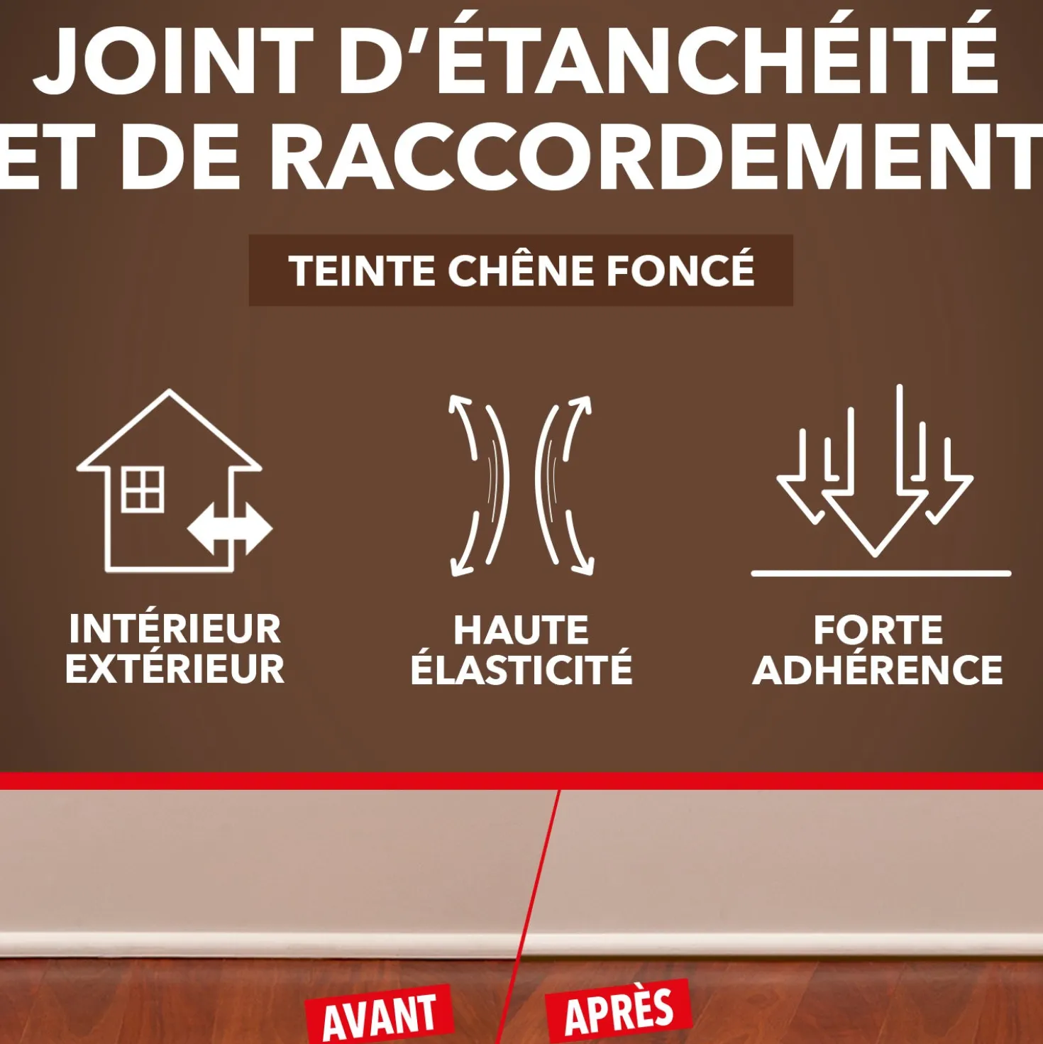 Rejointe parquets et boiseries - Etanchéité et raccordement