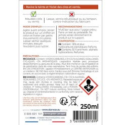 Régénérateur pour meubles cirés et vernis