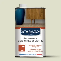 Rénovateur bois cirés et vernis pour mobilier intérieur