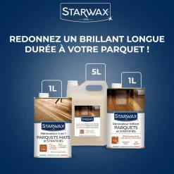 Rénovateur brillant protecteur pour parquets et sols stratifiés