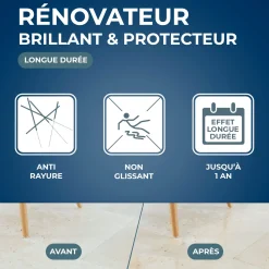 Rénovateur brillant protecteur pour marbres et pierres naturelles