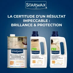 Rénovateur brillant protecteur pour marbres et pierres naturelles
