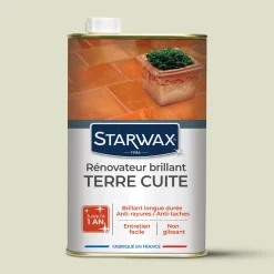 Rénovateur brillant protecteur pour tomettes et terres cuites 1L incolore