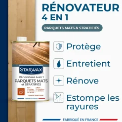 Rénovateur 4 en 1 Parquets mats et stratifiés
