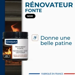 Rénovateur fonte pour poêle et cheminée