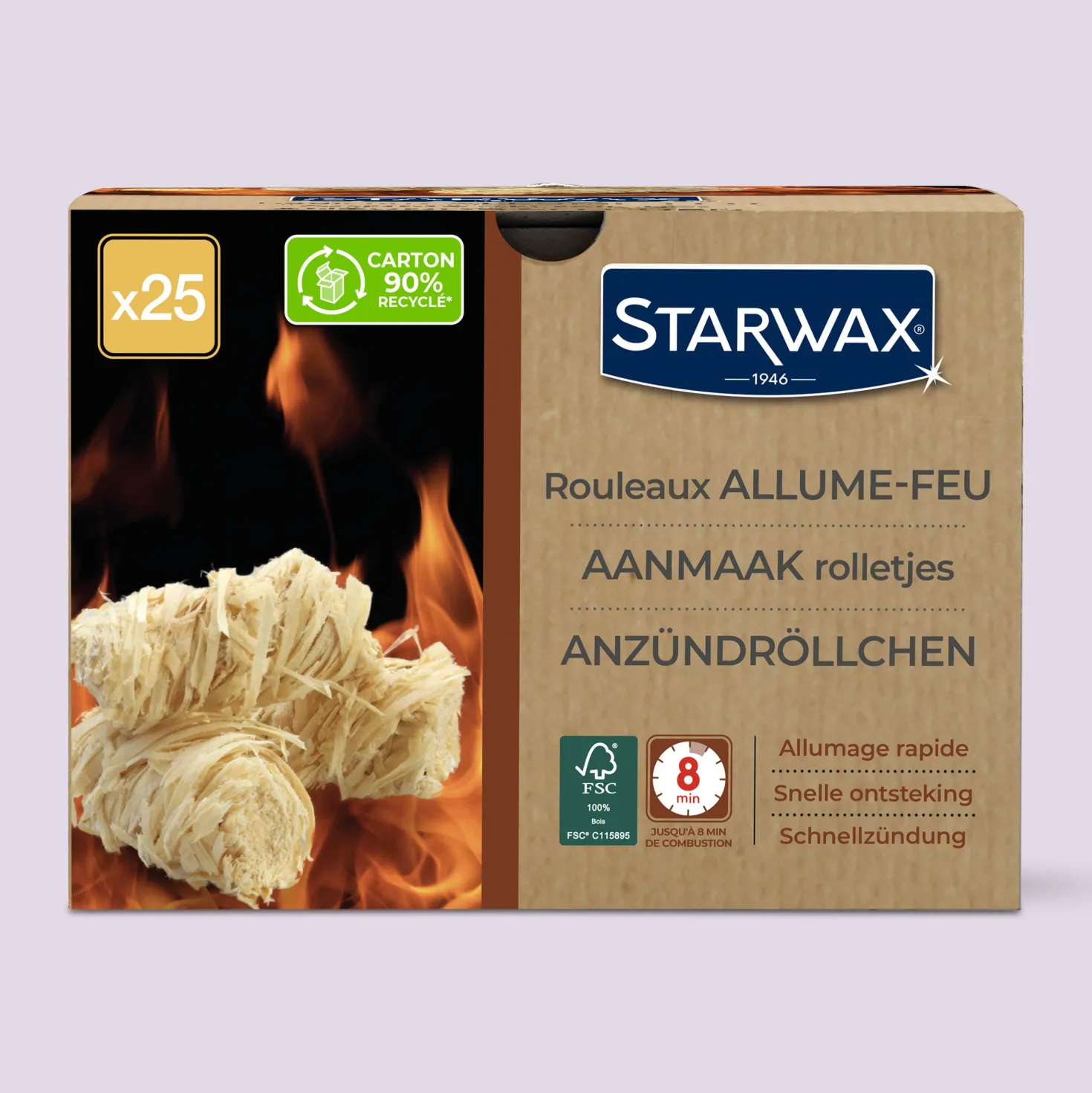 Rouleaux allume feu FSC®
