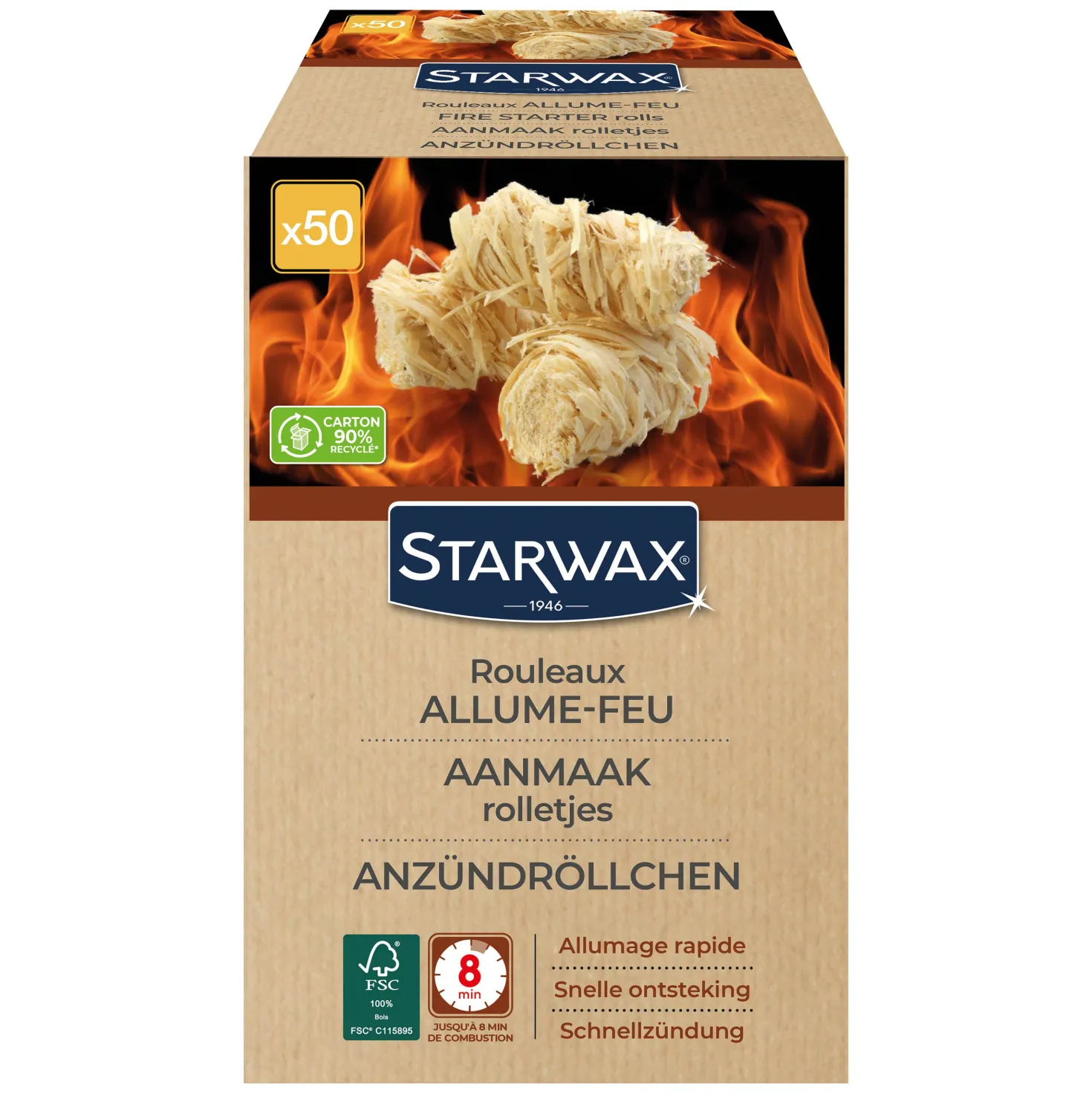 Rouleaux allume feu FSC®