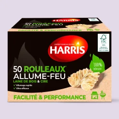 50 rouleaux allume-feu 100% naturels FSC®