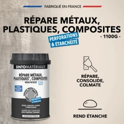 Répare métaux, plastiques, composites