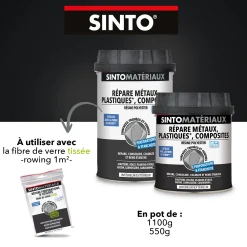Répare métaux, plastiques, composites