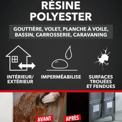 Répare métaux, plastiques, composites