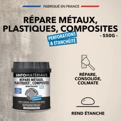 Répare métaux, plastiques, composites