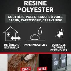 Répare métaux, plastiques, composites