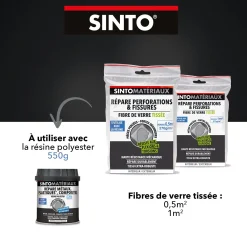 Répare perforations (tissu fibre verre tissée 270g)