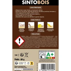Répare vite, pâte à réparer bois epoxy