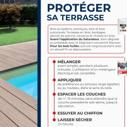 Saturateur bois extérieurs conditions extrêmes