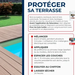 Saturateur bois extérieurs conditions extrêmes