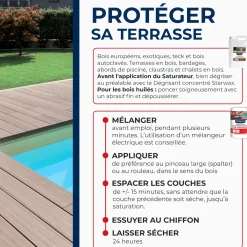 Saturateur bois extérieurs conditions extrêmes