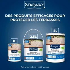 Saturateur Haute protection pour terrasses bois