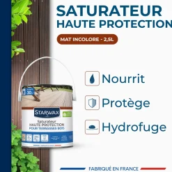 Saturateur Haute protection pour terrasses bois