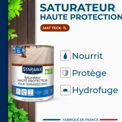 Saturateur Haute protection pour terrasses bois