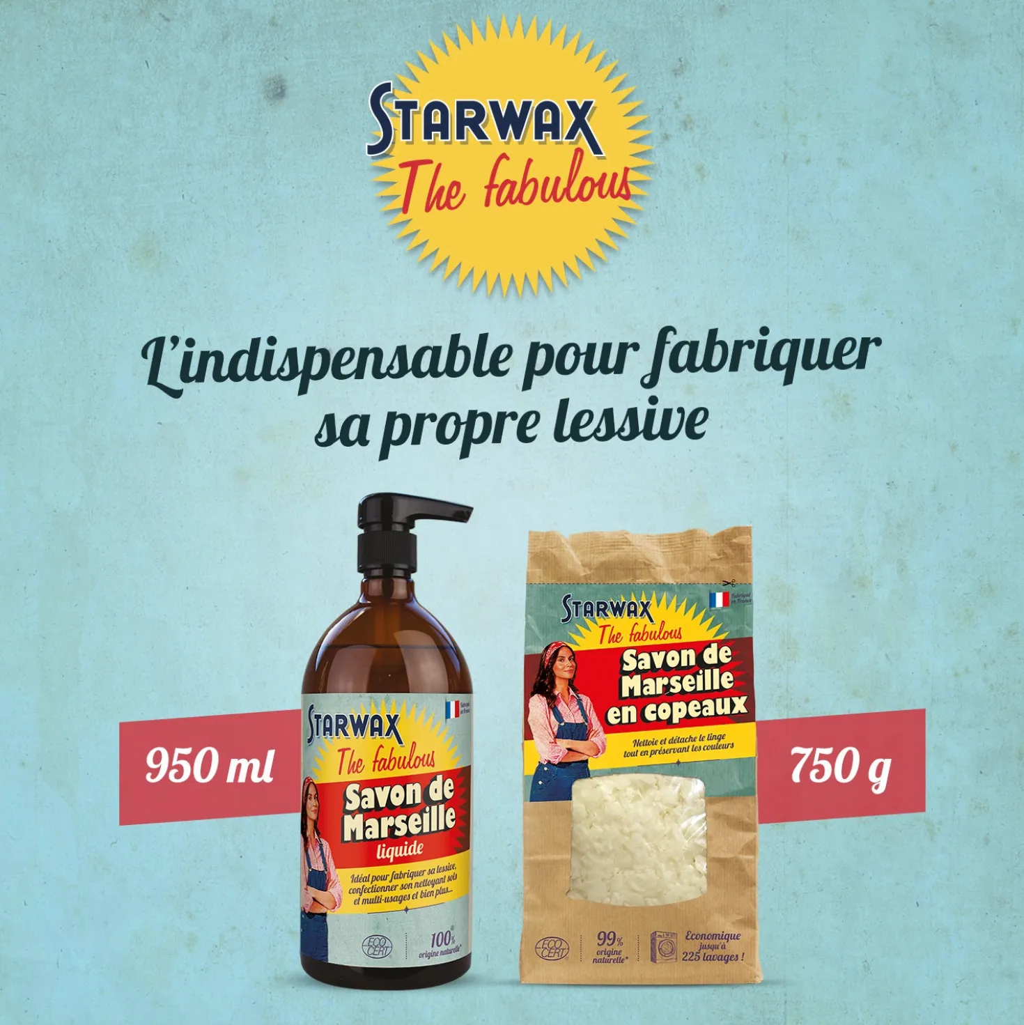 Savon de Marseille en copeaux
