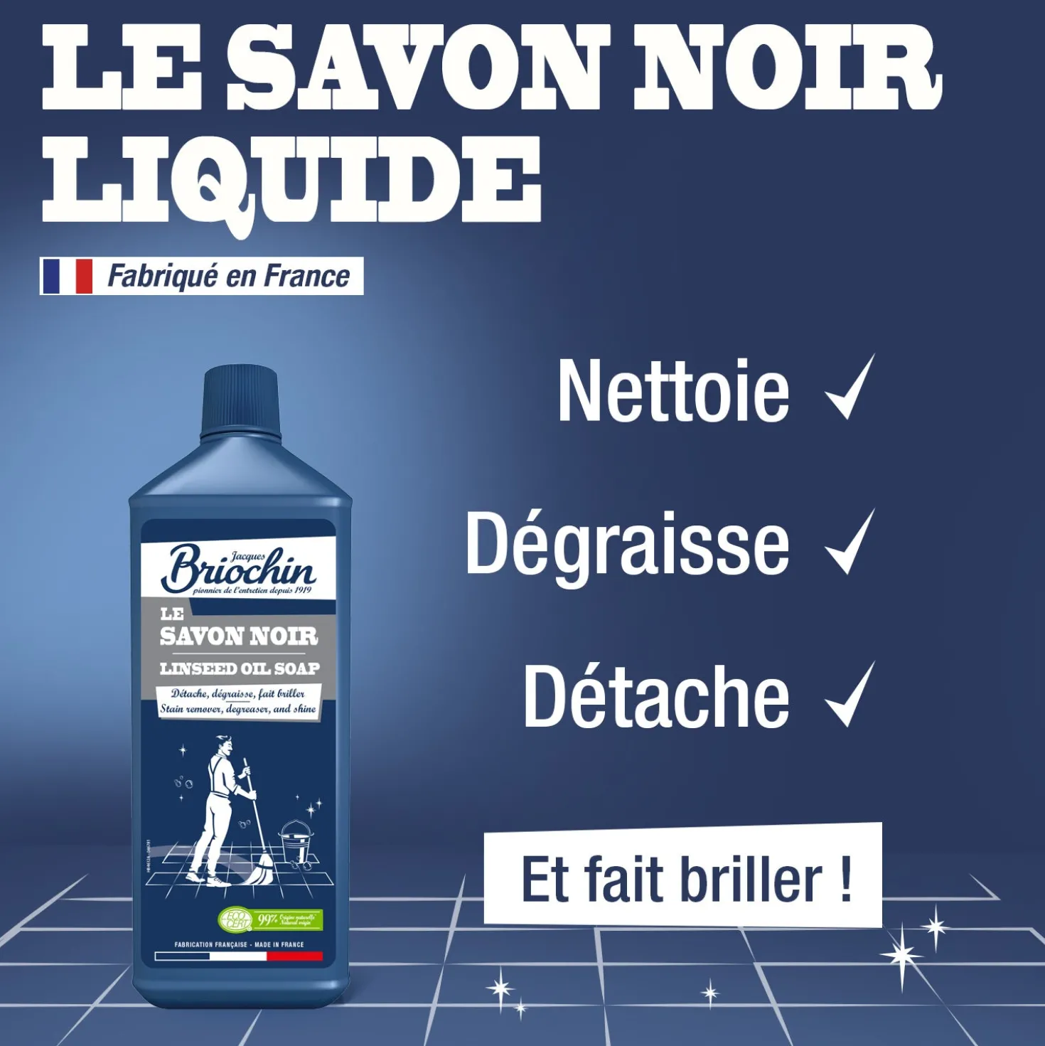 Savon noir liquide