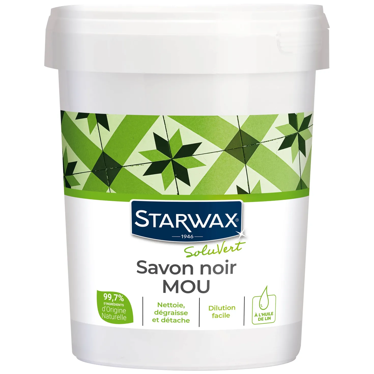 Savon noir mou à l'huile de lin