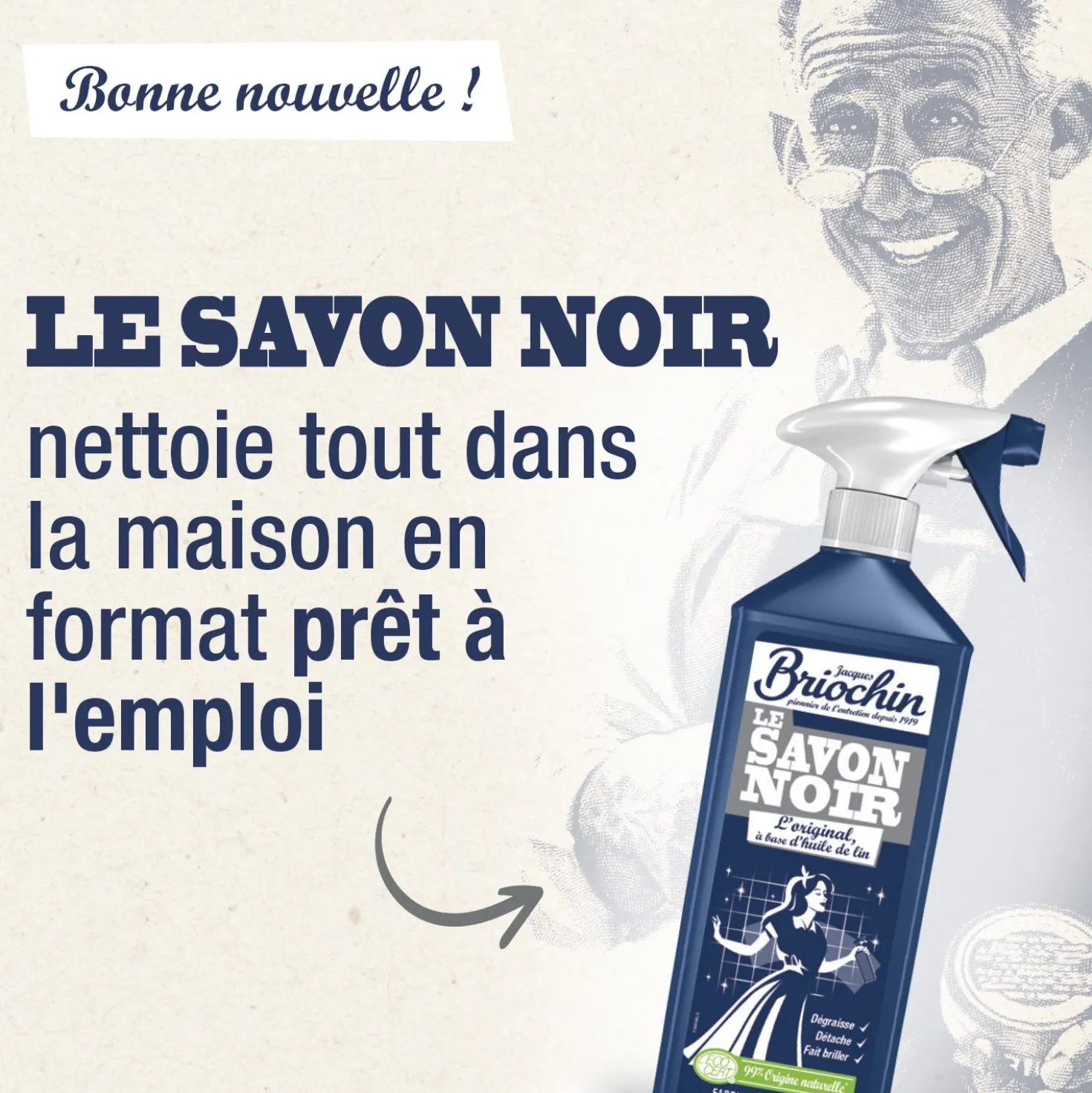 Savon noir prêt à l'emploi