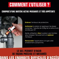 Seringue cafards et blattes