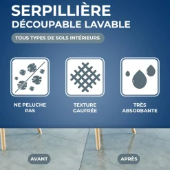 Serpillière spéciale rénovation