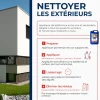 Traitement anti-algues rouges prêt à l'emploi pour murs et façades